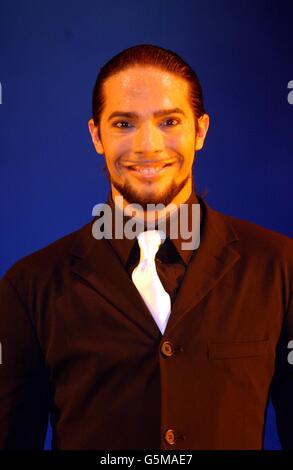 Flamenco-Tänzer Joaquin Cortes während einer Fotocolo in der Royal Albert Hall, London, bevor er in 'Joaquin Cortes Live' auftrat, einer neuen Tanzextravaganza. Stockfoto