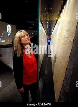 Titanic Anfrage planen geht auf dem display Stockfoto