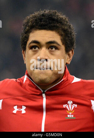 Rugby Union - Dove Men's Series - Wales / Samoa - Millennium Stadium. Toby Faletau, Wales Stockfoto