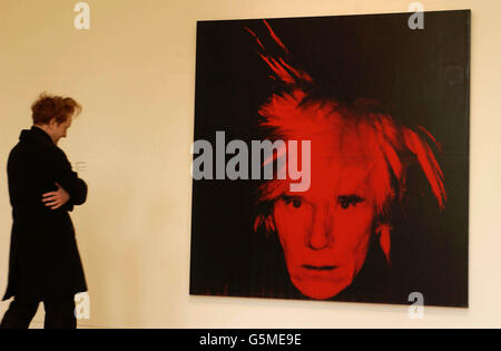 Warhol-Ausstellung Stockfoto