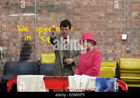 Königlicher Besuch in Bristol Stockfoto