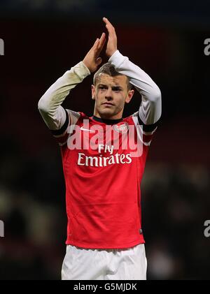 Fußball - UEFA Champions League - Gruppe B - Arsenal V Montpellier - Emirates Stadium Stockfoto