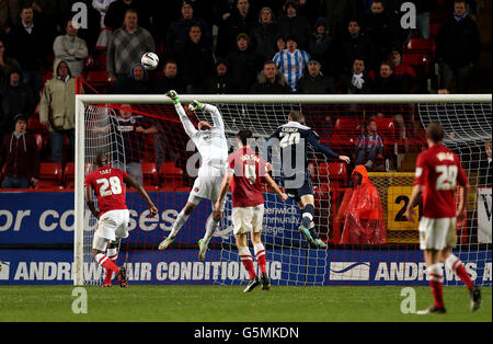 Fußball - Npower Football League Championship - Charlton Athletic V Huddersfield Town - The Valley Stockfoto