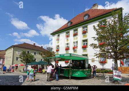 Rathaus, Festival, Bad Kötzting, Deutschland, Bayern, Bayern, Oberpfalz, Oberpfalz Stockfoto