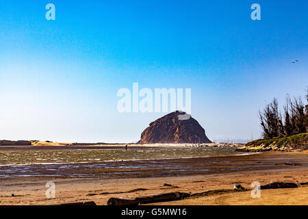Morro Rock in Morro Bay, Kalifornien Stockfoto