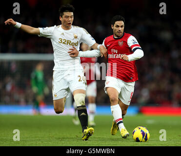 Fußball - Barclays Premier League - Arsenal V Swansea City - Emirates Stadium Stockfoto