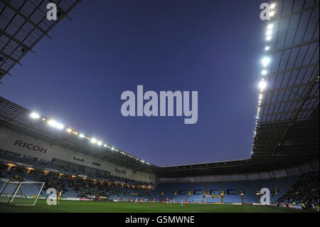 Fußball - Pokal - zweite Runde - Coventry City V Morcambe - Ricoh Arena Stockfoto