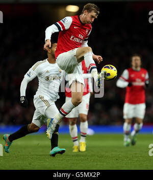 Fußball - Barclays Premier League - Arsenal V Swansea City - Emirates Stadium Stockfoto