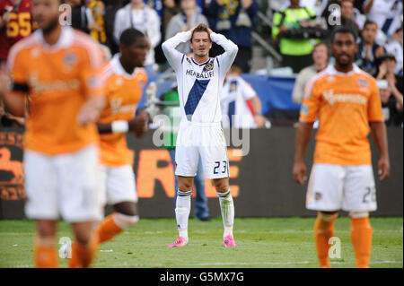 Fussball - große League Soccer - Cup-Finale - Los Angeles Galaxy V Houston Dynamo - Home Depot Center Stockfoto