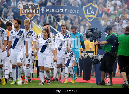 Fussball - große League Soccer - Cup-Finale - Los Angeles Galaxy V Houston Dynamo - Home Depot Center Stockfoto