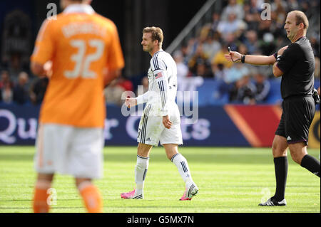 Fussball - große League Soccer - Cup-Finale - Los Angeles Galaxy V Houston Dynamo - Home Depot Center Stockfoto