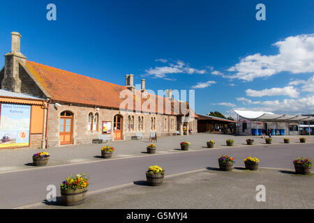 Die Endstation der West Somerset Railway in Minehead, Somerset, England, UK Stockfoto