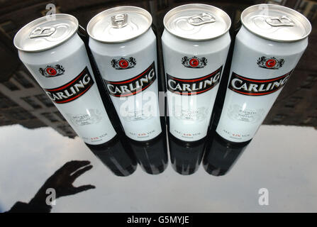 Interbrew hat Carling Brewers verkauft. Stockfoto