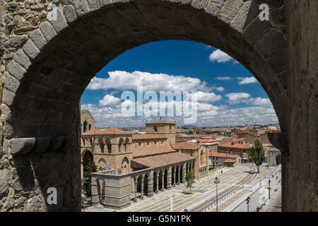 Basilika San Vicente, Ávila, Kastilien und León, Spanien. Stockfoto