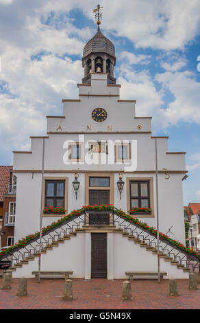 Historischen Rathaus im Zentrum von Lingen, Deutschland Stockfoto