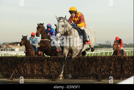 Horse Racing - Sportingbet Winter Festival - Tag 2 - Newbury Racecourse Stockfoto