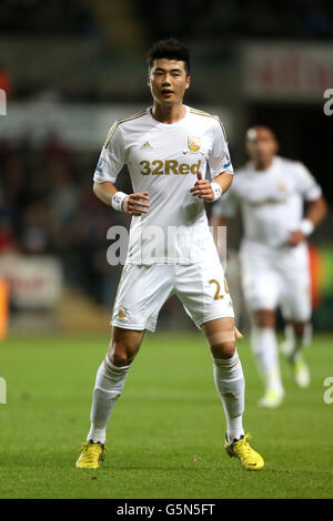 Fußball - Barclays Premier League - Swansea City / West Bromwich Albion - Liberty Stadium. Ki Sung-Yong, Swansea City Stockfoto