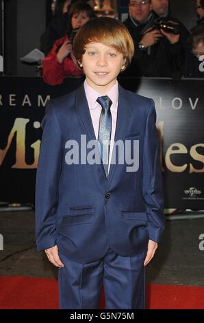 Les Miserables-Weltpremiere - London Stockfoto