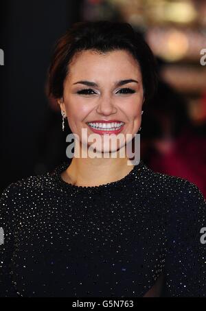 Samantha Barks kommt zur Premiere von Les Miserables am Empire Leicester Square, London, Großbritannien Stockfoto