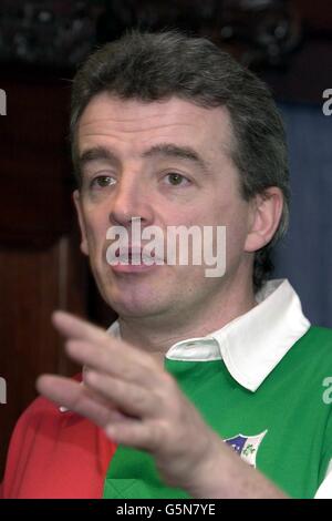 Ryanair-Gewinne - Michael O'Leary Stockfoto