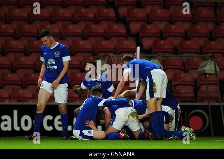 Fußball - FA Youth Cup - 3. Runde - Southampton V Everton - Str. Marys Stockfoto