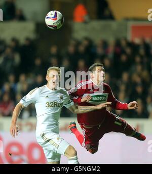 Fußball - Hauptstadt ein Pokalfinale - Quartal - Swansea City V Middlesbrough - Liberty Stadium Stockfoto