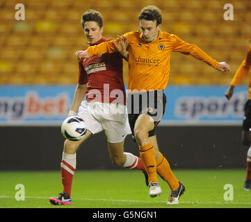 Fußball - FA Youth Cup - 3. Runde - Wolverhampton Wanderers U18 V Charlton Athletic U18 - Molineux Stockfoto