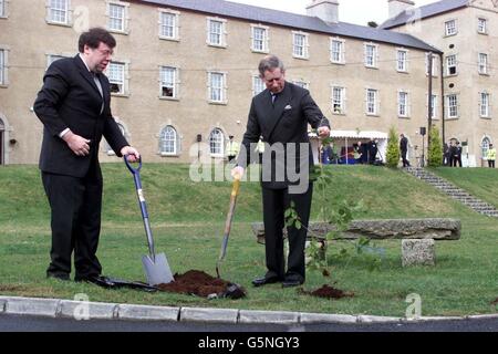 Prince Of Wales besucht Co Wicklow Stockfoto