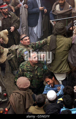 Afghanische Menge Ärger Stockfoto