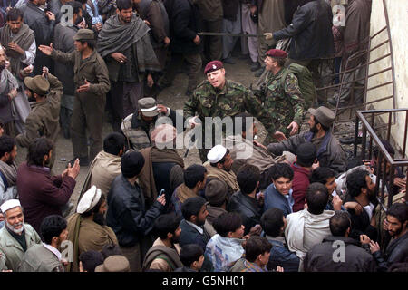 Afghanische Menge Ärger Stockfoto