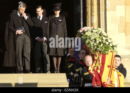 Prinzessin Margaret Funeral Stockfoto