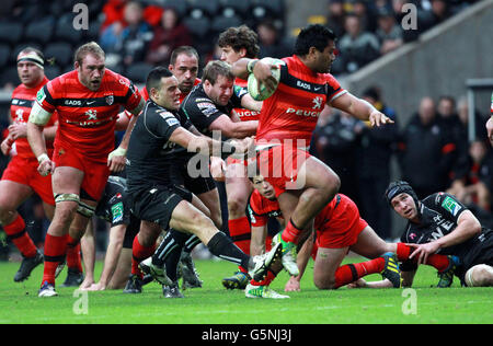 Rugby-Union - Heineken Cup - zwei Pool - Fischadler V Toulouse - Liberty Stadium Stockfoto