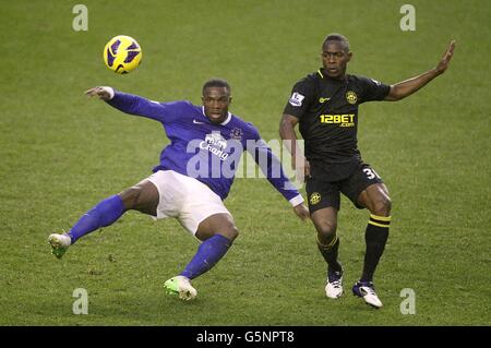 Fußball - Barclays Premier League - Everton V Wigan Athletic - Goodison Park Stockfoto