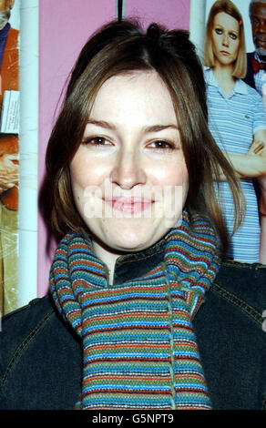 Die Schauspielerin Kelly MacDonald kommt zur Premiere des neuen Films The Royal Tenenbaums beim UGC Haymarket in London. Der Film wird am 15. März landesweit in den Kinos eröffnet. Stockfoto