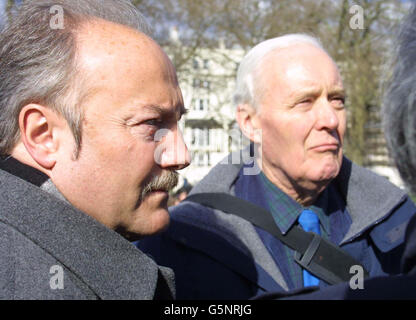 Anti-Krieg Demo - Trafalgar Square Stockfoto