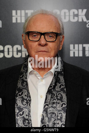 Sir Anthony Hopkins bei der Premiere von Hitchcock im BFI Southbank, London. Stockfoto