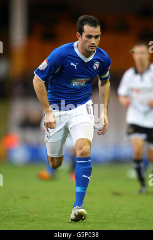 Soccer - npower Football League Two - Port Vale / Chesterfield - Vale Park. Sam Hird, Chesterfield Stockfoto