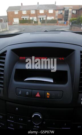 Ungewöhnliche Zeit und Datum Stockfoto