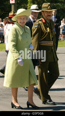 Royalty - Königin Elizabeth II. Besuch in Neuseeland Stockfoto