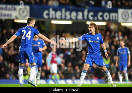 Fußball - Barclays Premier League - Chelsea V Aston Villa - Stamford Bridge Stockfoto