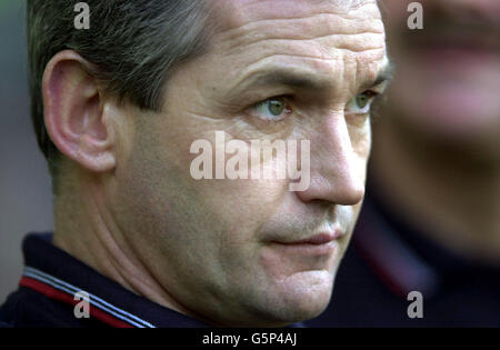 George Burley, Ipswich-Manager, während des Premiership-Zusammenstoßes zwischen Derby County und Ipswich Town im Pride Park, Derby. Stockfoto