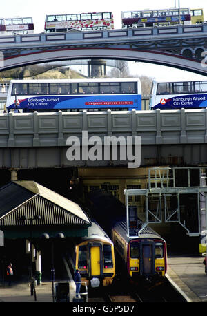Edinburgh Waverley Station Stockfoto