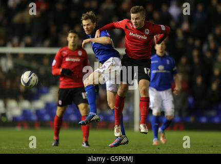 Fußball - Npower Football League Championship - Birmingham City V Cardiff City - St. Andrew Stockfoto