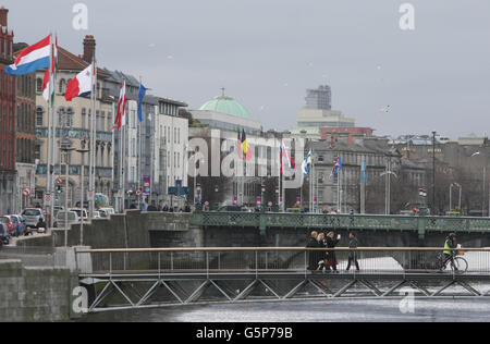 Irische Präsidentschaft der Europäischen Union Stockfoto