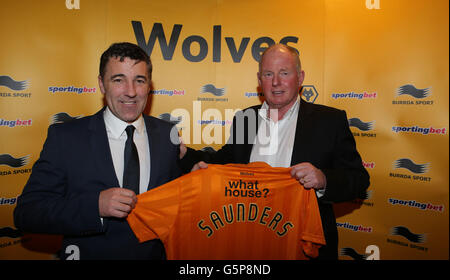 Fußball - Woverhampton Wanderers Presse Konferenz - Dean Saunders Enthüllung - Molineux Stockfoto