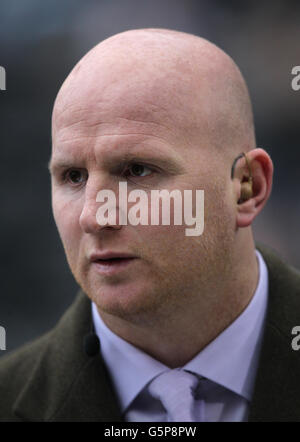 Fußball - FA Cup - Dritte Runde - Swansea City / Arsenal - Liberty Stadium. John Hartson, Trainer von Wales und ESPN-Analyst Stockfoto