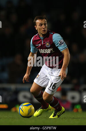 Fußball - FA Cup - Dritte Runde - West Ham United / Manchester United - Upton Park. Mark Noble, West Ham United Stockfoto