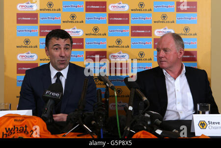 Fußball - Woverhampton Wanderers Presse Konferenz - Dean Saunders Enthüllung - Molineux Stockfoto