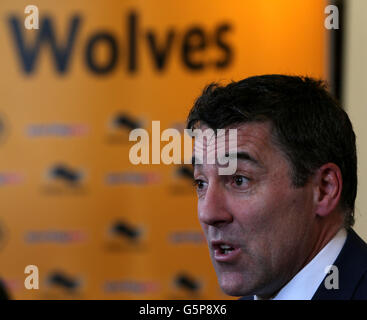 Fußball - Woverhampton Wanderers Presse Konferenz - Dean Saunders Enthüllung - Molineux Stockfoto