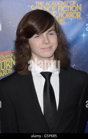 Burbank, CA, USA. 22. Juni 2016.  Chandler Riggs. Anreise für die 42. Annual Saturn Awards statt auf der Castaway. Bildnachweis: Birdie Thompson/AdMedia Credit: Birdie Thompson/AdMedia/ZUMA Draht/Alamy Live-Nachrichten Stockfoto